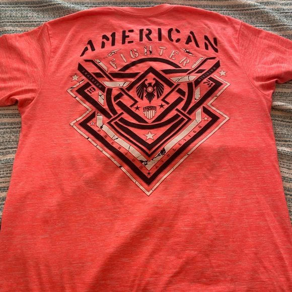 Mens XL American fighter shirt ! No stains, smoke free in good condition - Picture 2 of 5